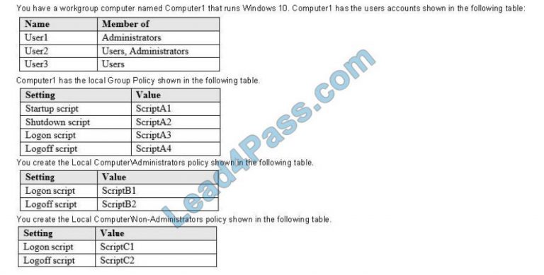 MD-100 Test Quiz