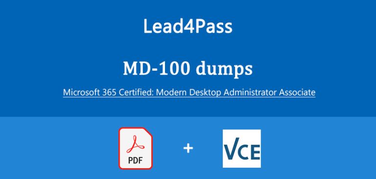 Pdf MD-100 Dumps